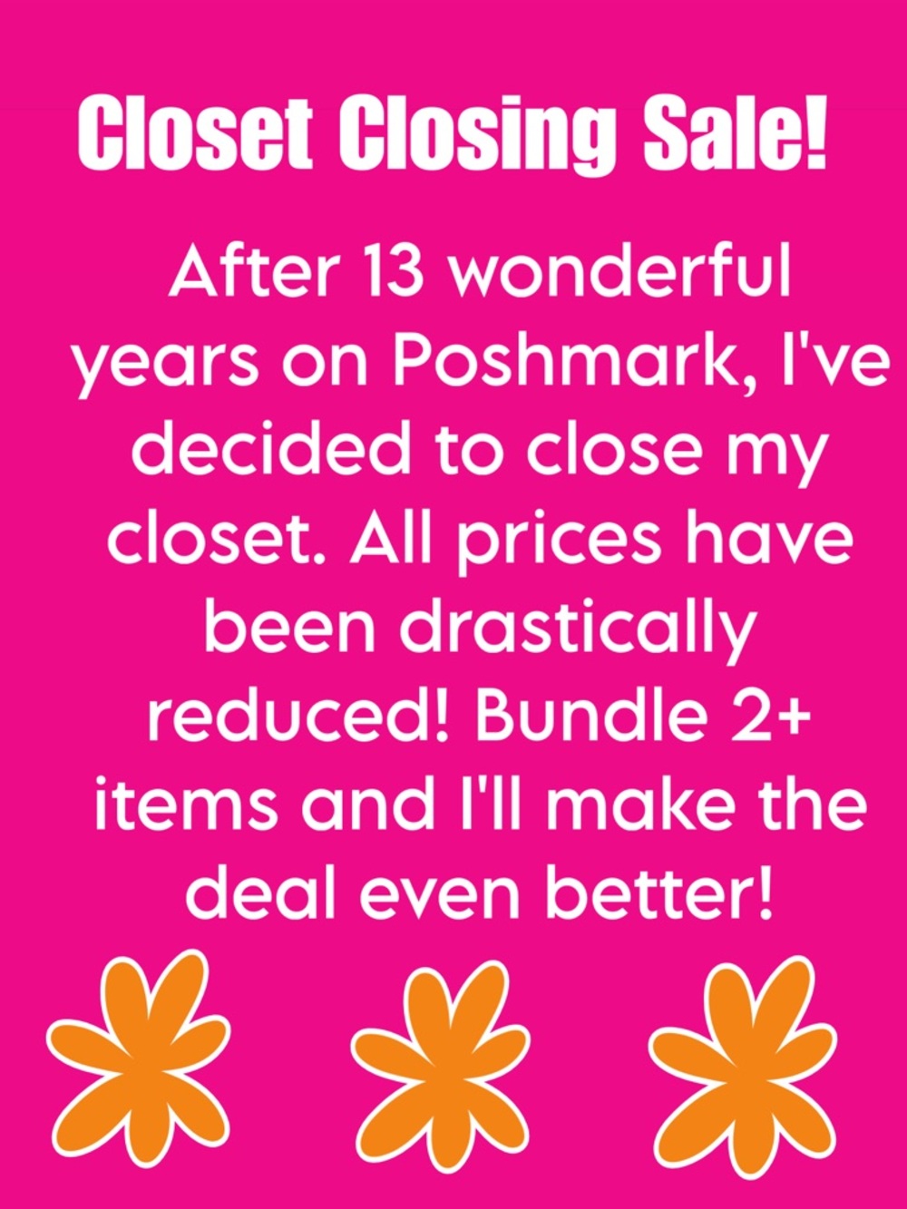 🔥Closet Closing Sale!!!🔥